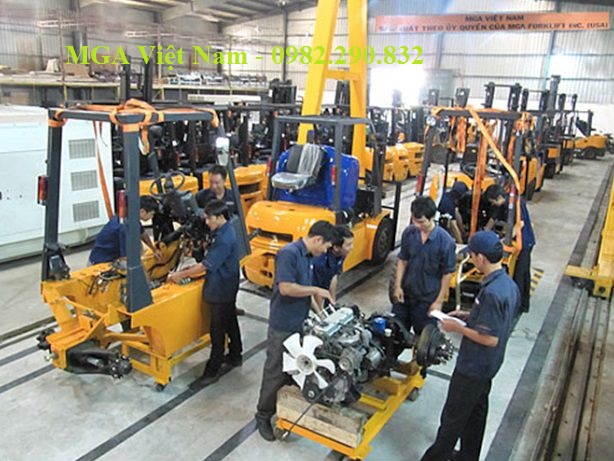 Xe nâng diesel 5 tấn Isuzu 6BG1 Xe nâng diesel 5 tấn Isuzu 6BG1