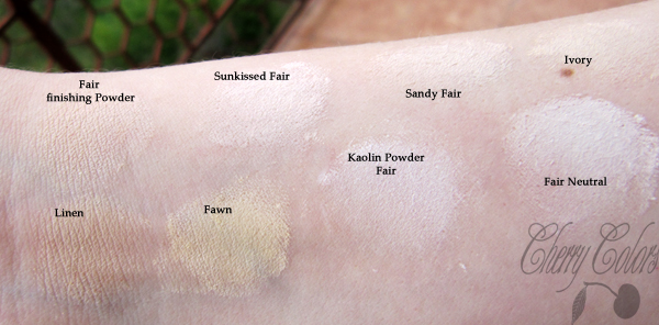 Quick Swatch: Everyday Minerals Sample Kit + Kaolin + Neutral Ivory -  Cherry Colors - Cosmetics Heaven!