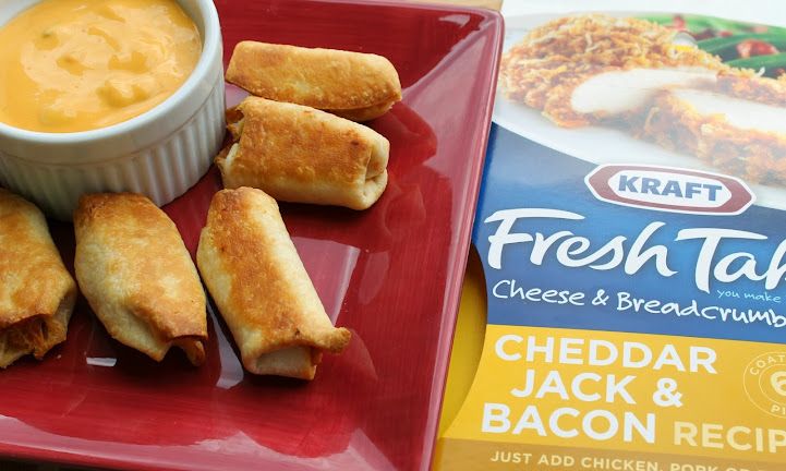 Mini Chicken Chimichangas Appetizer Recipe Using Kraft #FreshTake Kits #shop