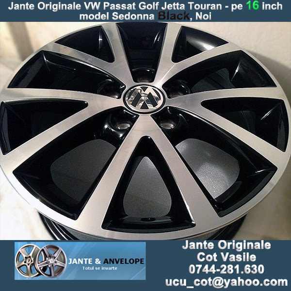 Jante Originale VW pentru modelele Passat, Golf, Jetta, Touran – Noi pe 16  inch | Jante Originale Noi si Second
