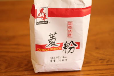 photo of a bag of tapioca starch