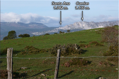 Carrias y Santa Ana desde los buzones Carrias y Santa Ana desde los buzones