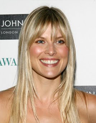 Ali Larter, rosto triangular, de franja