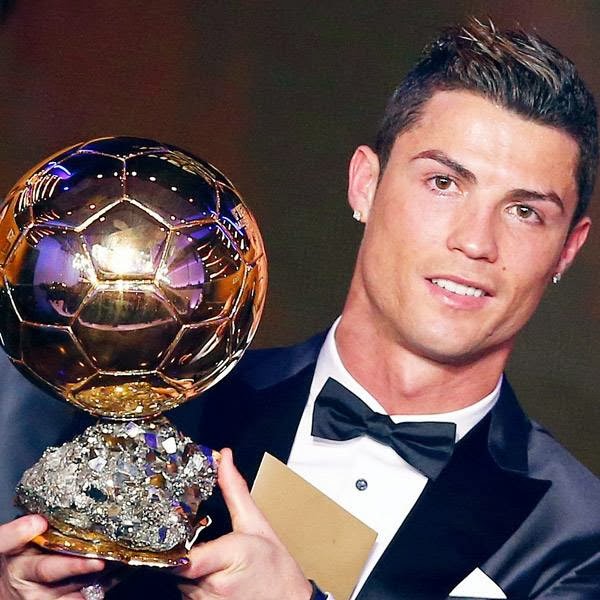 Cristiano Ronaldo ended the four-year dominance of Lionel Messi when he was awarded the 2013 FIFA Ballon d'Or in Zurich on Monday. 