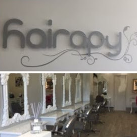 Hairapy Hairdressers and Therapy at Hairapy logo