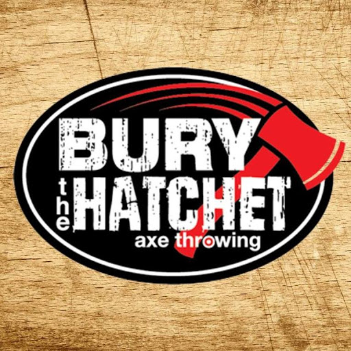 Bury The Hatchet Bloomfield - Axe Throwing logo