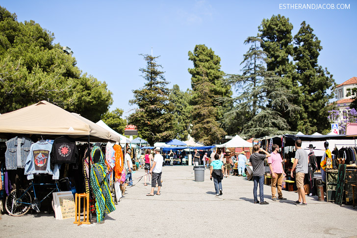 The Melrose Trading Post Flea Markets in Los Angeles.