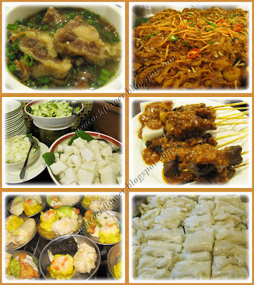 Buffet lunch dishes at Benteng Coffee House, Quality Hotel
