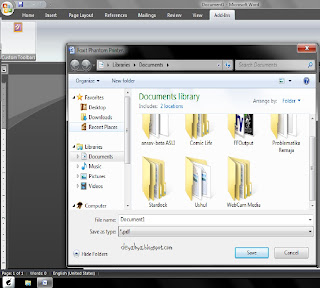 Cara Save AS PDF