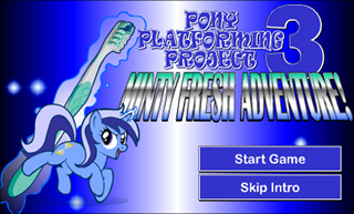 The title screen for the game, which also functions as a link to the game itself