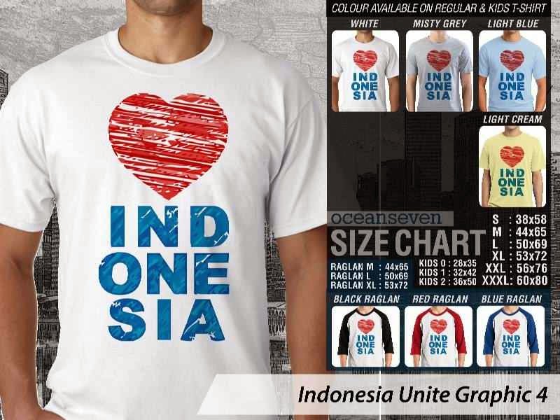 Kaos Indonesia Indonesia Unite Graphic 4