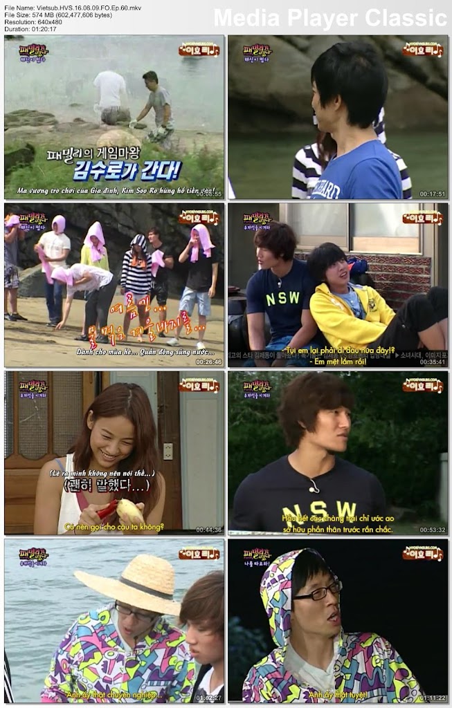 [Vietsub][23.06.09] Family Outing Ep.60 (Guest: Choi Soo Joong) Vietsub.HVS.16.08.09.FO.Ep.60