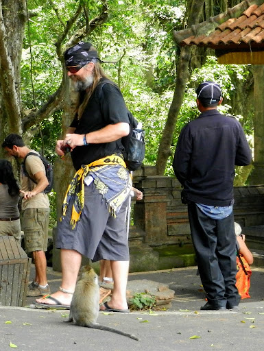 Ty and friend, Ubud