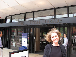 Mum at British Library in London