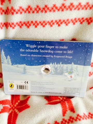 Wiggle your finger to make the snowdog come to life!