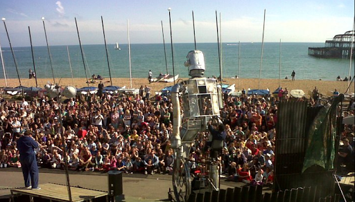 The Iron Man at Brighton festival in May 2011