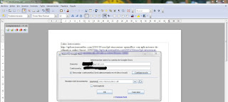 Imagen ejemplo de uso en sincronizar Google Docs con LibreOffice en WIndows 7