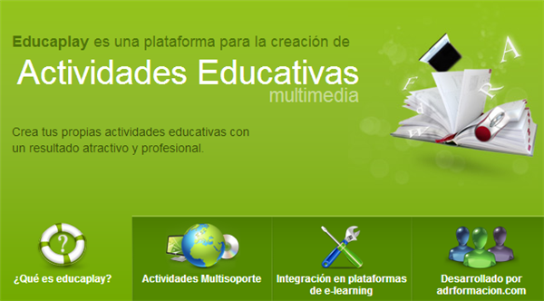 EducaPlay, una plataforma educativa para elaborar actividades escolares