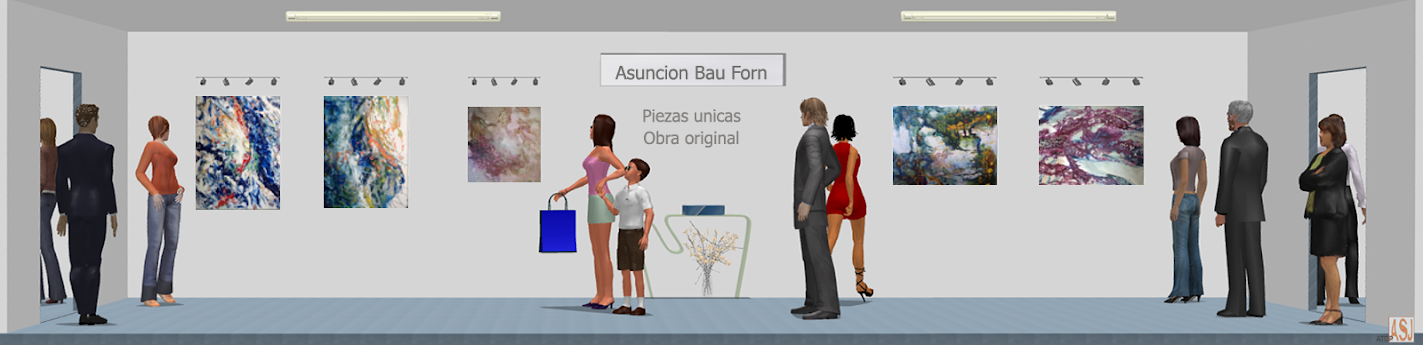 Sala de exposición virtual de Asunción Bau Forn,del pintor al comprador