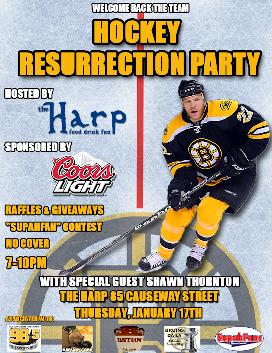 Shawn Thornton to make guest appearance at Hockey Resurrection Party