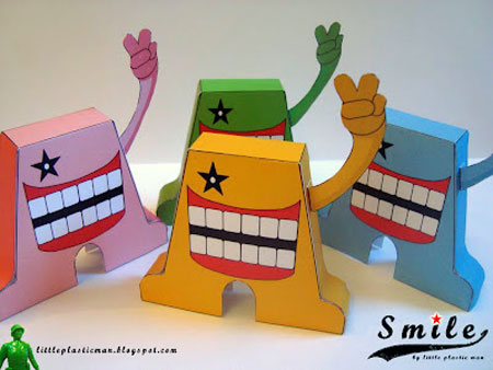 Smile Paper Toy