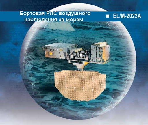 Бортовая РЛС воздушного наблюдения за морем EL/M-2022A