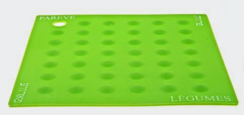  The Kosher Cook KCKH3020P Silicone Trivet, Green/Pareve, 1-Piece
