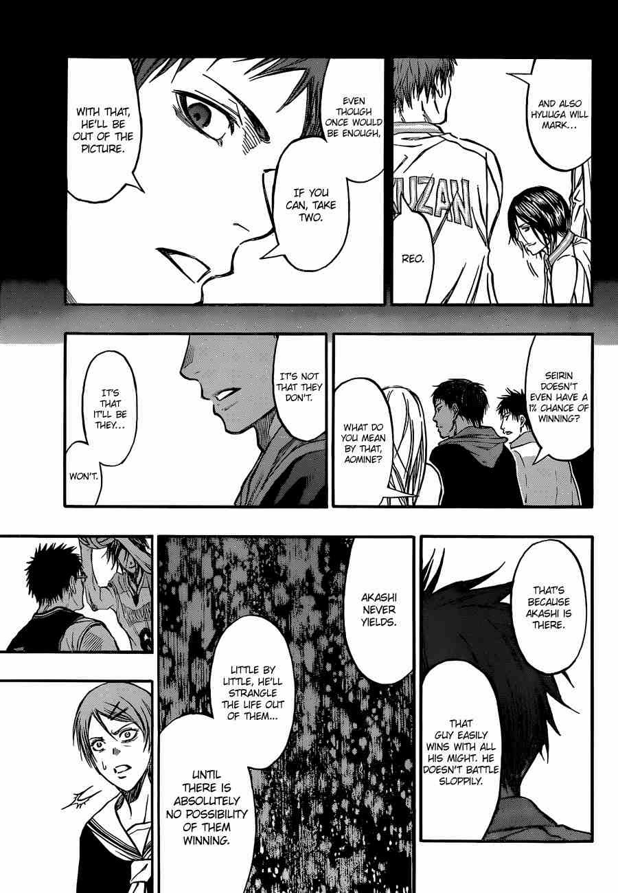 Kuroko no Basket Manga Chapter 246 - Image 17