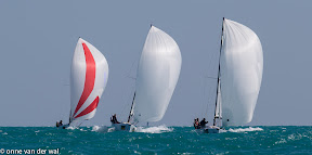 J70s sailing off Key West downwind