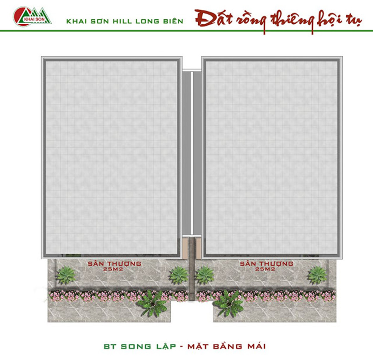 Biệt thự song lập Khai Sơn City Long Biển