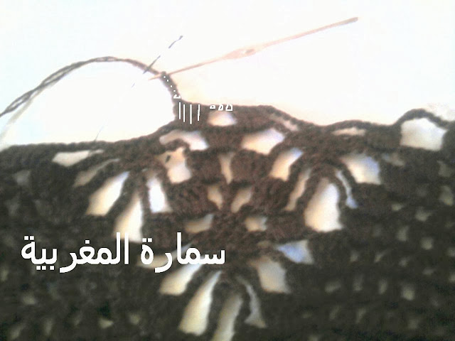 ورشة شال بغرزة العنكبوت لعيون الغالية سلمى سعيد Photo6954