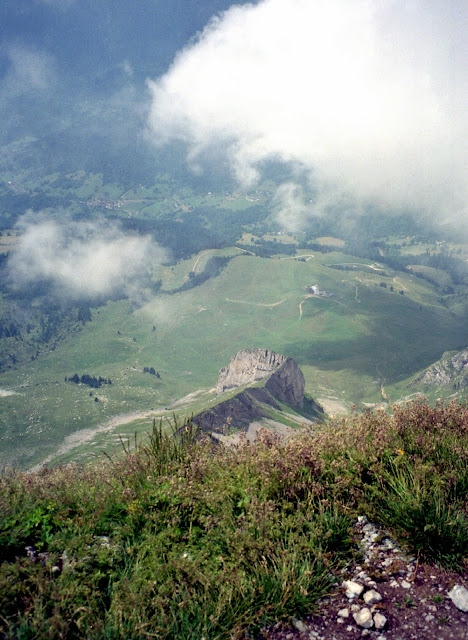 Mont Charvin Ausblick ins Tal