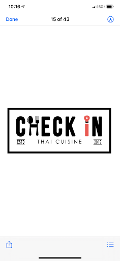 Check In Thai Cuisine logo