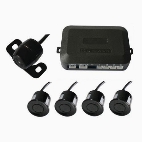  AUBIG PZ600 Parking Sensor System Reverse Rear View Radar Alert Alarm Viewing System with 4 Sensors without Display