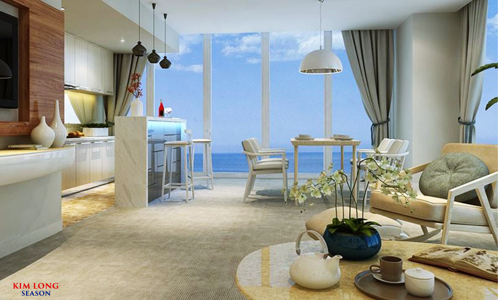 Hình ảnh căn hộ condotel Kim Long Season Hình ảnh căn hộ condotel Kim Long Season