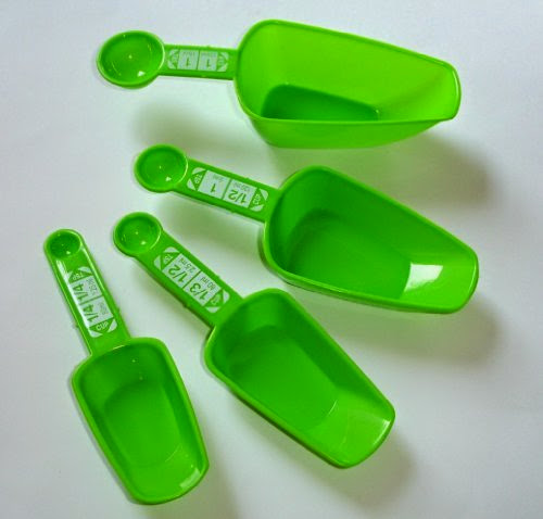 Measuring Scoop Cooking Baking from 1/4 Tea Spoon to 1 Cup