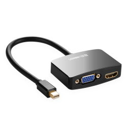 Ugreen Mini Displayport Adapter Mini Displayport to HDMI VGA Adapter Converter Premium ABS Case