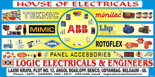 Logic Electricals And Engineers, KSSIDC Techno Industrial Complex, Shop No. 10, Khanapur Road, Udyambag, Belagavi, Karnataka 590008, India, Electrical_supply_shop, state KA