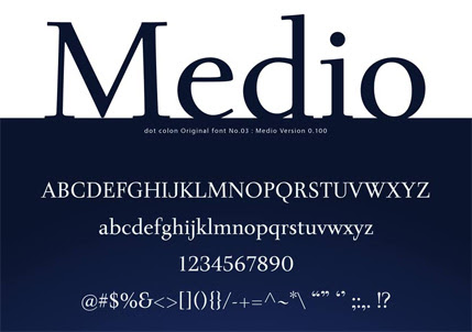 25+ Ultimate Collection of High Quality Free Fonts For Designers- Medio