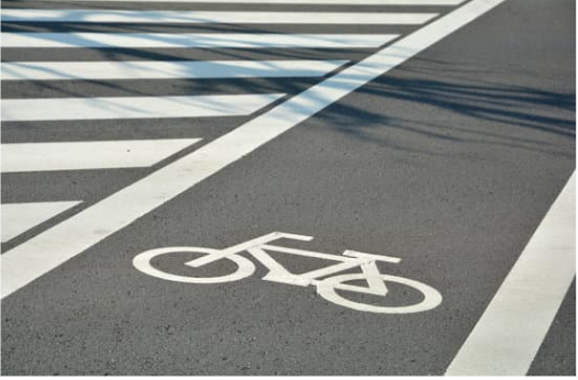 bike, lane, street
