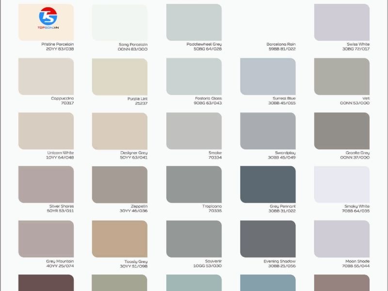 Màu sơn Dulux WeatherShield phong cách Đương đại thành thị