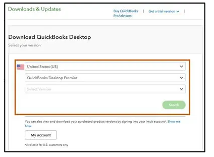 Download your desired quickbooks desktop version from quickbooks official website