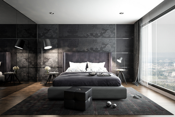12 สไตล์ แต่งห้องนอนสีเทา สไตล์ สวย อบอุ่น แบบโมเดิร์น - Baan-Design.Com