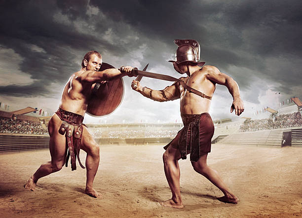 Gladiator fighting