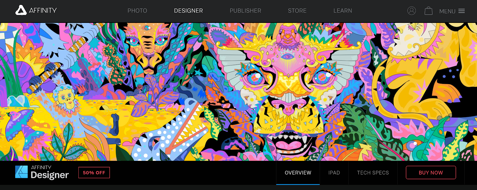 Screenshot of Affinity Designer for designing app icons.