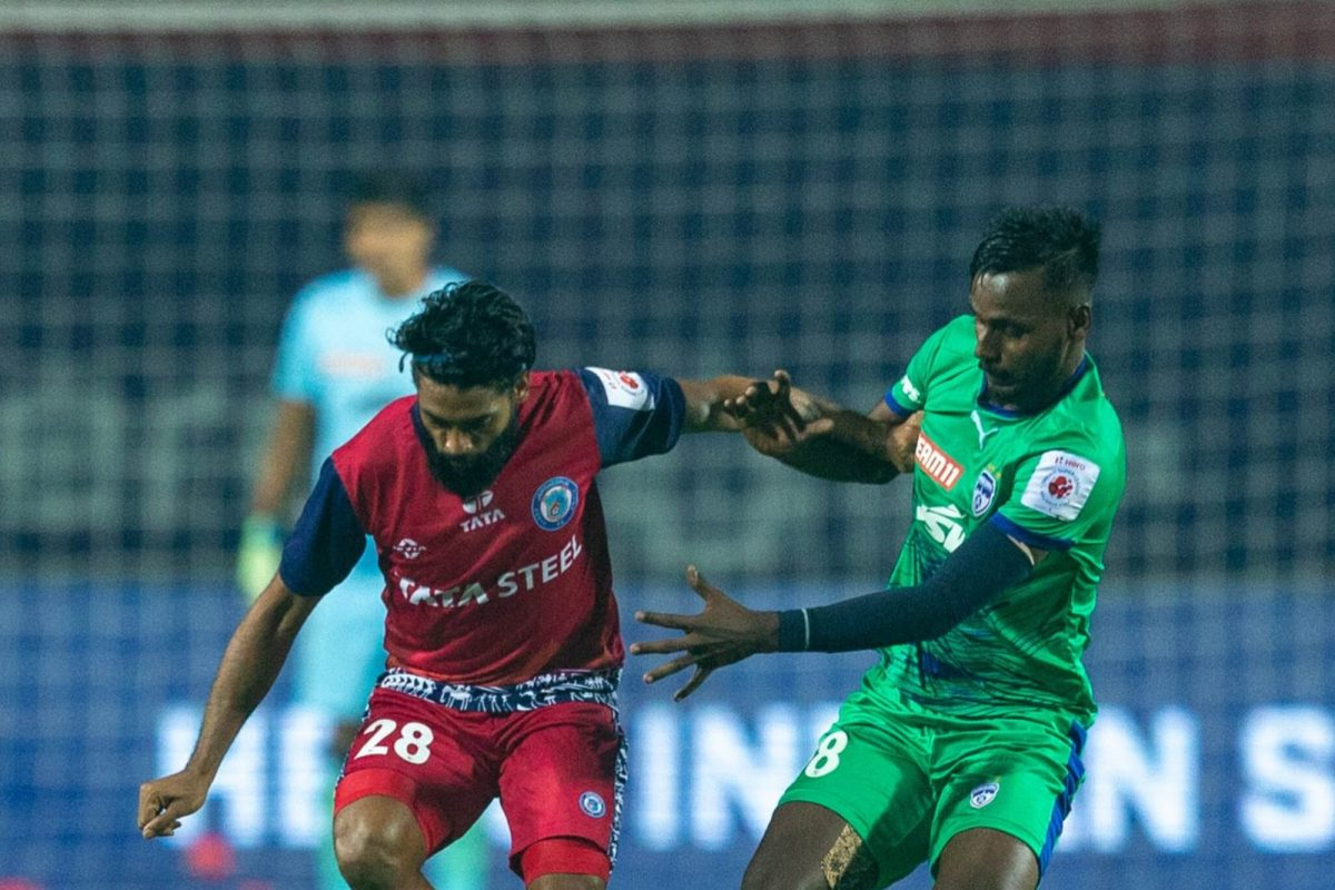 Jamshedpur players couldn’t convert their given chances into a goal