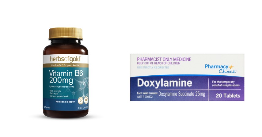 Vitamin B6 dan Doxylamine - 5 Obat Mual untuk Ibu Hamil yang Aman dan Efektif