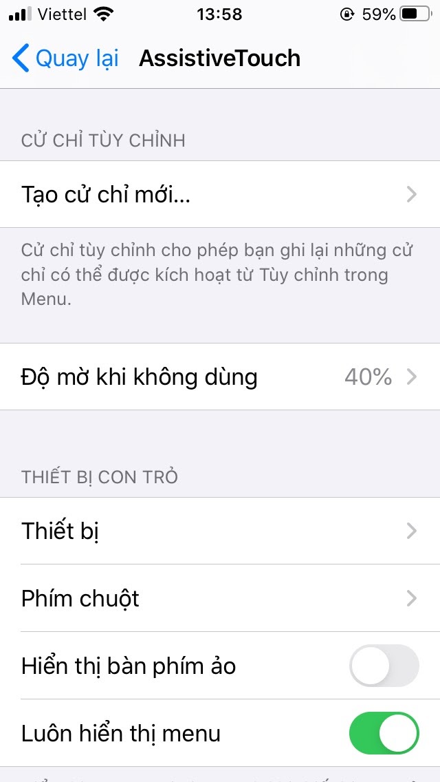 Hướng dẫn sử dụng phím Home Ảo trên iPhone