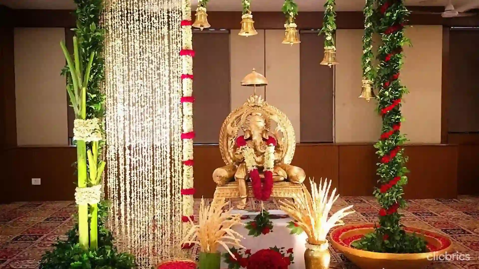 Wonderful Ganapati Decoration Ideas For Home