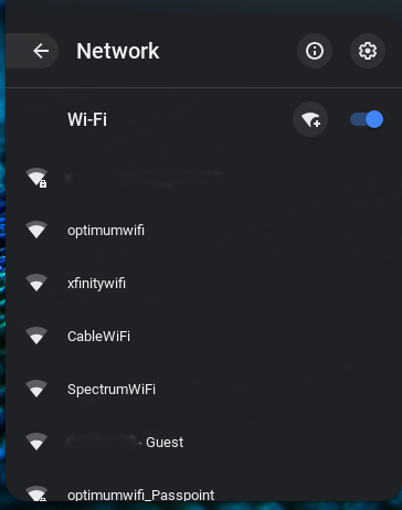 network options